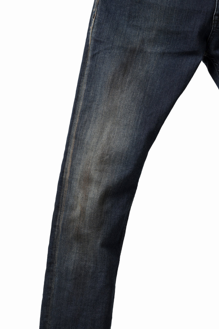 画像をギャラリービューアに読み込む, ISAMU KATAYAMA BACKLASH SKINNY DENIM PANTS / EXTREME STRETCH DIRTY (INDIGO)