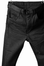Load image into Gallery viewer, ISAMU KATAYAMA BACKLASH LOWCROTCH SLIM PANTS / HIGH POWER STRETCH DENIM (BLACK)