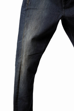 画像をギャラリービューアに読み込む, ISAMU KATAYAMA BACKLASH L/C SLIM DENIM PANTS / EXTREME STRETCH DIRTY (INDIGO)