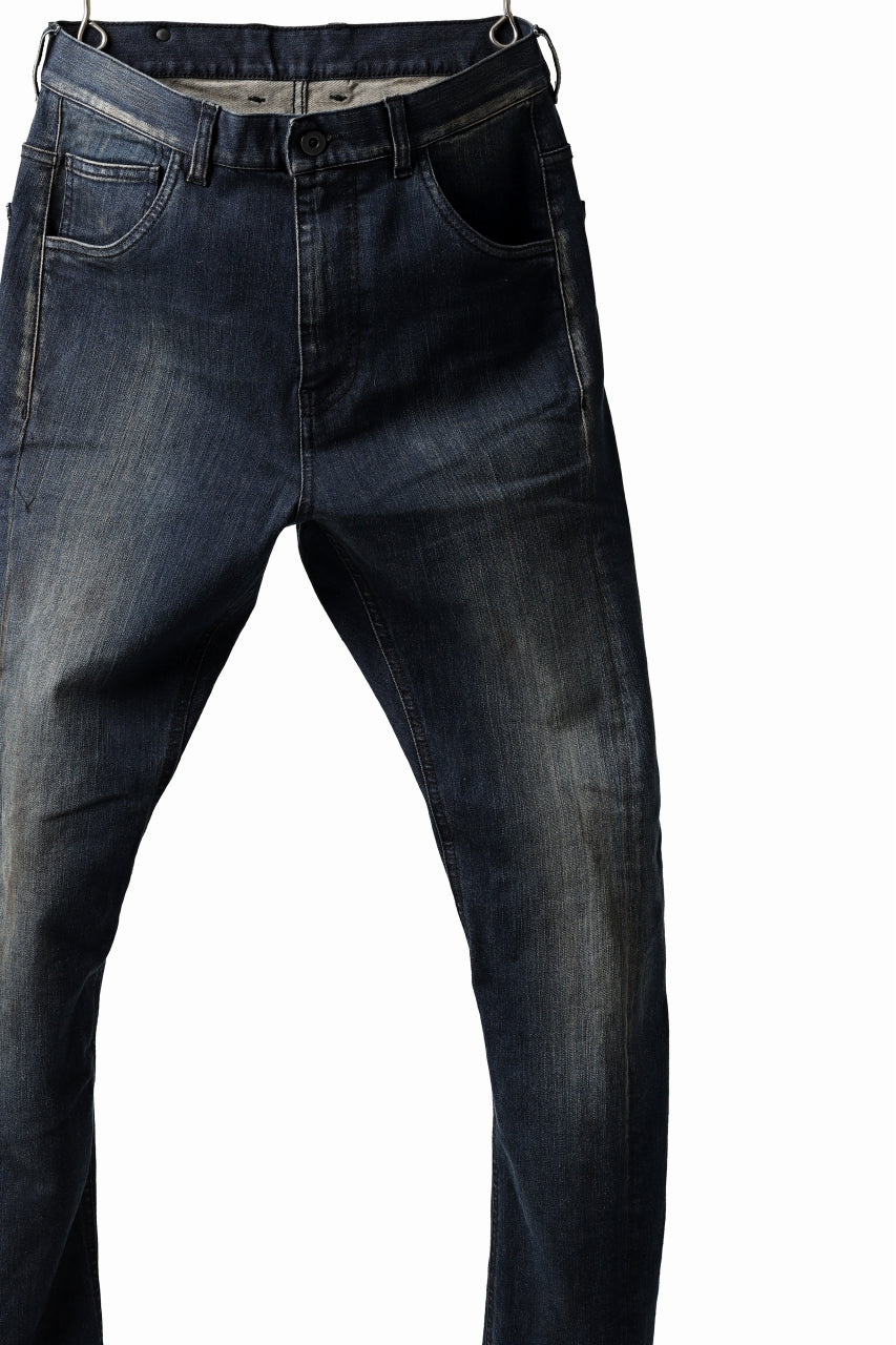 画像をギャラリービューアに読み込む, ISAMU KATAYAMA BACKLASH L/C SLIM DENIM PANTS / EXTREME STRETCH DIRTY (INDIGO)
