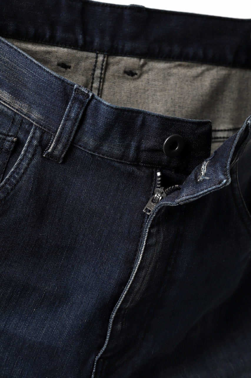 画像をギャラリービューアに読み込む, ISAMU KATAYAMA BACKLASH L/C SLIM DENIM PANTS / EXTREME STRETCH DIRTY (INDIGO)