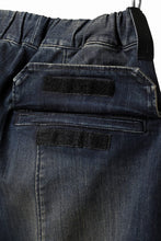 画像をギャラリービューアに読み込む, ISAMU KATAYAMA BACKLASH SARROUEL DENIM SHORTS / EXTREME STRETCH DIRTY (INDIGO)