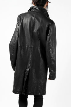 Load image into Gallery viewer, ISAMU KATAYAMA BACKLASH LONG DOUBLE RIDERS / Italy Shoulder 0.6 OBJECT DYED (BLACK)