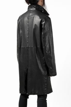 Load image into Gallery viewer, ISAMU KATAYAMA BACKLASH LONG DOUBLE RIDERS / Italy Shoulder 0.6 OBJECT DYED (BLACK)