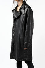 Load image into Gallery viewer, ISAMU KATAYAMA BACKLASH LONG DOUBLE RIDERS / Italy Shoulder 0.6 OBJECT DYED (BLACK)