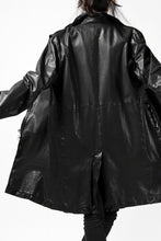 Load image into Gallery viewer, ISAMU KATAYAMA BACKLASH LONG DOUBLE RIDERS / Italy Shoulder 0.6 OBJECT DYED (BLACK)