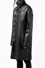 Load image into Gallery viewer, ISAMU KATAYAMA BACKLASH LONG DOUBLE RIDERS / Italy Shoulder 0.6 OBJECT DYED (BLACK)