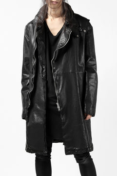 Load image into Gallery viewer, ISAMU KATAYAMA BACKLASH LONG DOUBLE RIDERS / Italy Shoulder 0.6 OBJECT DYED (BLACK)