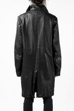 Load image into Gallery viewer, ISAMU KATAYAMA BACKLASH LONG DOUBLE RIDERS / Italy Shoulder 0.6 OBJECT DYED (BLACK)