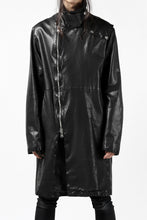 Load image into Gallery viewer, ISAMU KATAYAMA BACKLASH LONG DOUBLE RIDERS / Italy Shoulder 0.6 OBJECT DYED (BLACK)