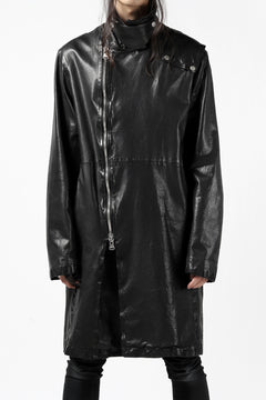 Load image into Gallery viewer, ISAMU KATAYAMA BACKLASH LONG DOUBLE RIDERS / Italy Shoulder 0.6 OBJECT DYED (BLACK)