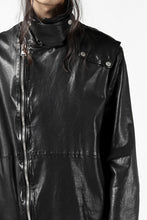 Load image into Gallery viewer, ISAMU KATAYAMA BACKLASH LONG DOUBLE RIDERS / Italy Shoulder 0.6 OBJECT DYED (BLACK)