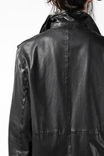 Load image into Gallery viewer, ISAMU KATAYAMA BACKLASH LONG DOUBLE RIDERS / Italy Shoulder 0.6 OBJECT DYED (BLACK)