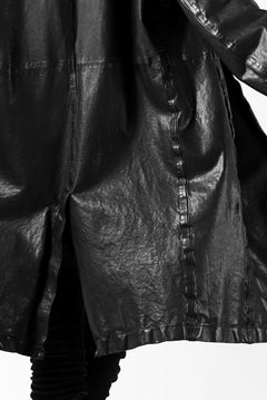 Load image into Gallery viewer, ISAMU KATAYAMA BACKLASH LONG DOUBLE RIDERS / Italy Shoulder 0.6 OBJECT DYED (BLACK)