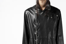 Load image into Gallery viewer, ISAMU KATAYAMA BACKLASH LONG DOUBLE RIDERS / Italy Shoulder 0.6 OBJECT DYED (BLACK)