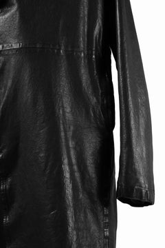 Load image into Gallery viewer, ISAMU KATAYAMA BACKLASH LONG DOUBLE RIDERS / Italy Shoulder 0.6 OBJECT DYED (BLACK)