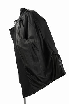 Load image into Gallery viewer, ISAMU KATAYAMA BACKLASH LONG DOUBLE RIDERS / Italy Shoulder 0.6 OBJECT DYED (BLACK)