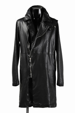 Load image into Gallery viewer, ISAMU KATAYAMA BACKLASH LONG DOUBLE RIDERS / Italy Shoulder 0.6 OBJECT DYED (BLACK)