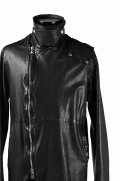 Load image into Gallery viewer, ISAMU KATAYAMA BACKLASH LONG DOUBLE RIDERS / Italy Shoulder 0.6 OBJECT DYED (BLACK)