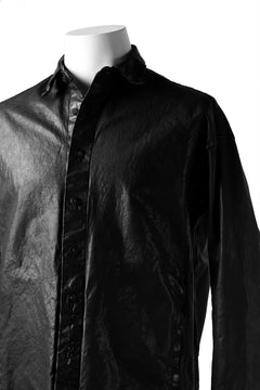 Load image into Gallery viewer, ISAMU KATAYAMA BACKLASH RELAXY LEATHER SHIRT-JACKET / ITALY SHOULDER 0.6mm