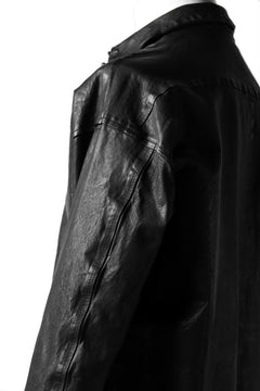 Load image into Gallery viewer, ISAMU KATAYAMA BACKLASH RELAXY LEATHER SHIRT-JACKET / ITALY SHOULDER 0.6mm