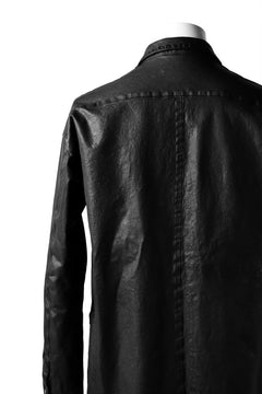 Load image into Gallery viewer, ISAMU KATAYAMA BACKLASH RELAXY LEATHER SHIRT-JACKET / ITALY SHOULDER 0.6mm