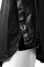Load image into Gallery viewer, ISAMU KATAYAMA BACKLASH RELAXY LEATHER SHIRT-JACKET / ITALY SHOULDER 0.6mm