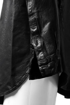 Load image into Gallery viewer, ISAMU KATAYAMA BACKLASH RELAXY LEATHER SHIRT-JACKET / ITALY SHOULDER 0.6mm