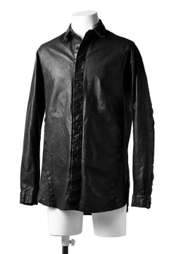 Load image into Gallery viewer, ISAMU KATAYAMA BACKLASH RELAXY LEATHER SHIRT-JACKET / ITALY SHOULDER 0.6mm