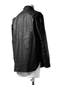 Load image into Gallery viewer, ISAMU KATAYAMA BACKLASH RELAXY LEATHER SHIRT-JACKET / ITALY SHOULDER 0.6mm
