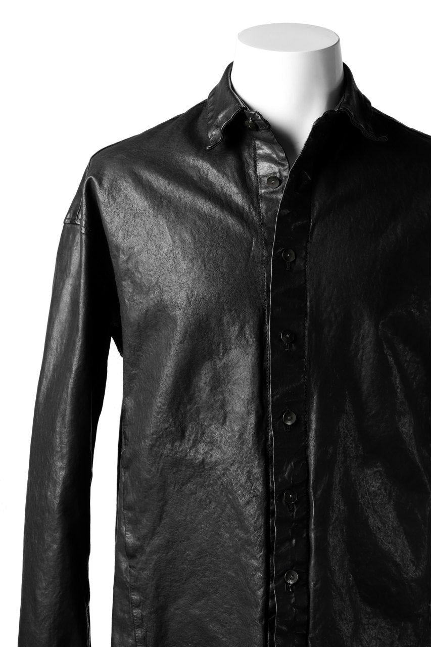 Load image into Gallery viewer, ISAMU KATAYAMA BACKLASH RELAXY LEATHER SHIRT-JACKET / ITALY SHOULDER 0.6mm