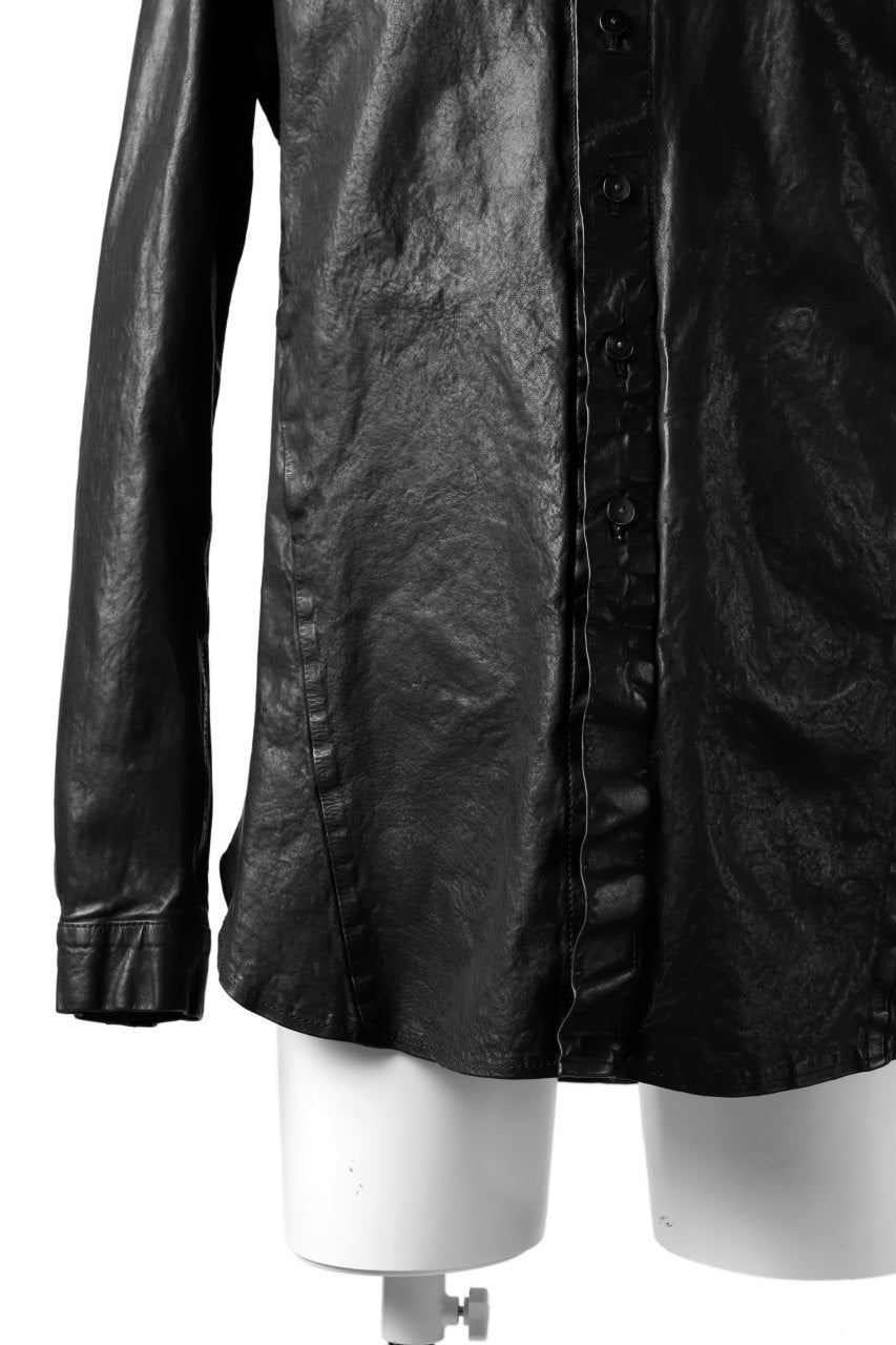 Load image into Gallery viewer, ISAMU KATAYAMA BACKLASH RELAXY LEATHER SHIRT-JACKET / ITALY SHOULDER 0.6mm