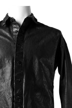 Load image into Gallery viewer, ISAMU KATAYAMA BACKLASH RELAXY LEATHER SHIRT-JACKET / ITALY SHOULDER 0.6mm