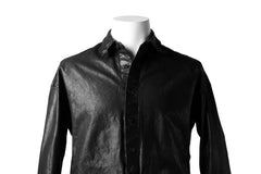Load image into Gallery viewer, ISAMU KATAYAMA BACKLASH RELAXY LEATHER SHIRT-JACKET / ITALY SHOULDER 0.6mm