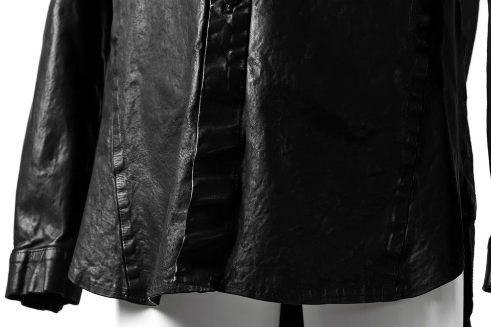 Load image into Gallery viewer, ISAMU KATAYAMA BACKLASH RELAXY LEATHER SHIRT-JACKET / ITALY SHOULDER 0.6mm