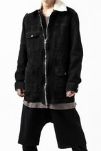 画像をギャラリービューアに読み込む, ISAMU KATAYAMA BACKLASH COVERALL JACKET / REVERSE CALF OBJECT DYED (BLACK)