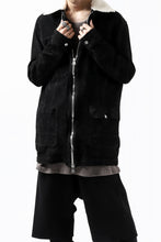 画像をギャラリービューアに読み込む, ISAMU KATAYAMA BACKLASH COVERALL JACKET / REVERSE CALF OBJECT DYED (BLACK)