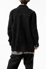 画像をギャラリービューアに読み込む, ISAMU KATAYAMA BACKLASH COVERALL JACKET / REVERSE CALF OBJECT DYED (BLACK)