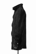 画像をギャラリービューアに読み込む, ISAMU KATAYAMA BACKLASH COVERALL JACKET / REVERSE CALF OBJECT DYED (BLACK)
