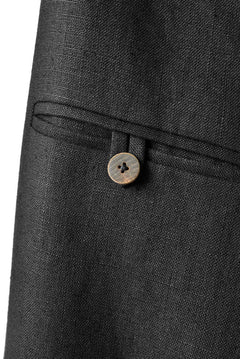 画像をギャラリービューアに読み込む, SOSNOVSKA exclusive CLOWN STYLE LINEN PANTS (BLACK)