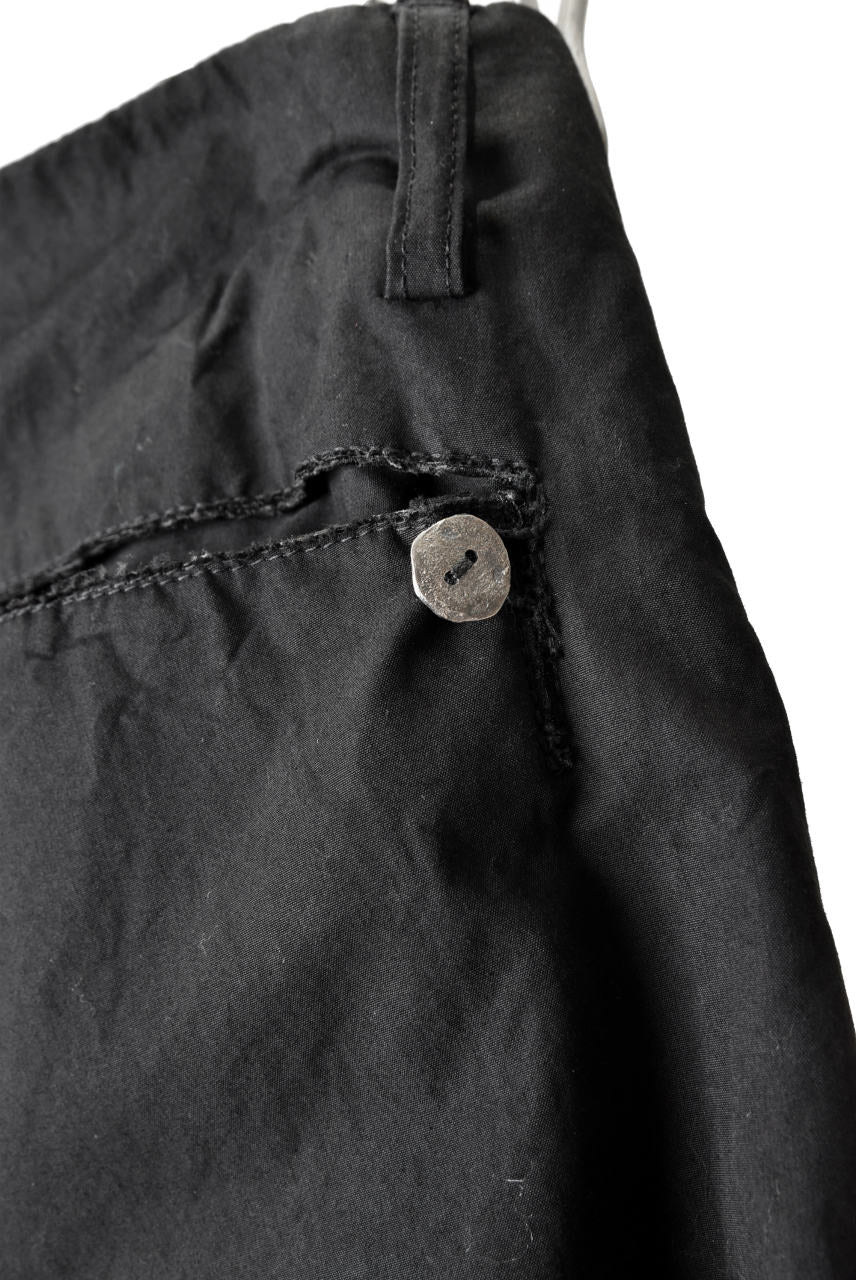 Load image into Gallery viewer, blackcrow high density cotton banana shape trousers (BLACK)