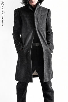 Load image into Gallery viewer, blackcrow standcollar tailorcoat (wool dark check)
