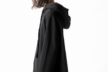 画像をギャラリービューアに読み込む, thomkrom BRUSHED BACK LONG HOODIE / FRENCH-TERRY (BLACK)