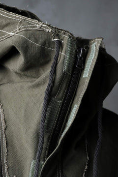 画像をギャラリービューアに読み込む, BACKLASH x LOOM exclusive RECONSTRUCTIVE HOODED JACKET / VINTAGE MILITARY CANVAS