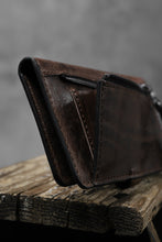 Load image into Gallery viewer, ISAMU KATAYAMA BACKLASH SMART PHONE CASE/PURSE / ITALY DOUBLE SHOULDER (DARK BROWN)