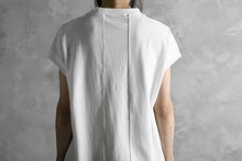 画像をギャラリービューアに読み込む, KLASICA LUNG CAP SLEEVE LONG  CUT & SEWN / DRY TWILL JERSEY (WHITE)