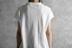 画像をギャラリービューアに読み込む, KLASICA LUNG CAP SLEEVE LONG  CUT & SEWN / DRY TWILL JERSEY (WHITE)