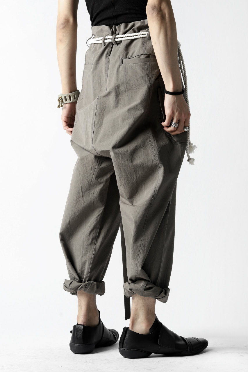 画像をギャラリービューアに読み込む, ISAMU KATAYAMA BACKLASH WIDE TAPERED PANTS / SALT SHRINKAGE TYPEWRITER CLOTH