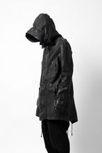 画像をギャラリービューアに読み込む, ISAMU KATAYAMA BACKLASH MODS COAT / GOAT LEATHER (GARMENT+SPRAY DYED / BLACK)