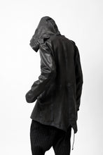 画像をギャラリービューアに読み込む, ISAMU KATAYAMA BACKLASH MODS COAT / GOAT LEATHER (GARMENT+SPRAY DYED / BLACK)